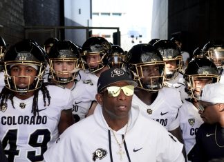 COLRADO HEAD COACH-PRIME-LEADS-TEAM - AP PHOTO