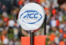 Experts are discussing the potential departure of North Carolina, Clemson, Florida State, Louisville, and Miami from the ACC to another conference.
