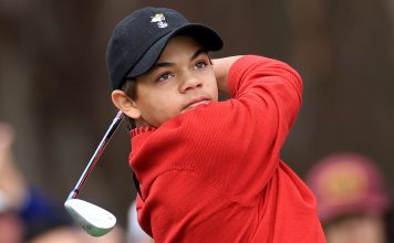 Charlie Woods Following in Tiger’s Footsteps Charlie Woods Following in Tiger’s Footsteps